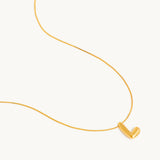 Bubbly Letter Necklace