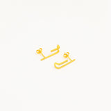 Moon Lining Earrings